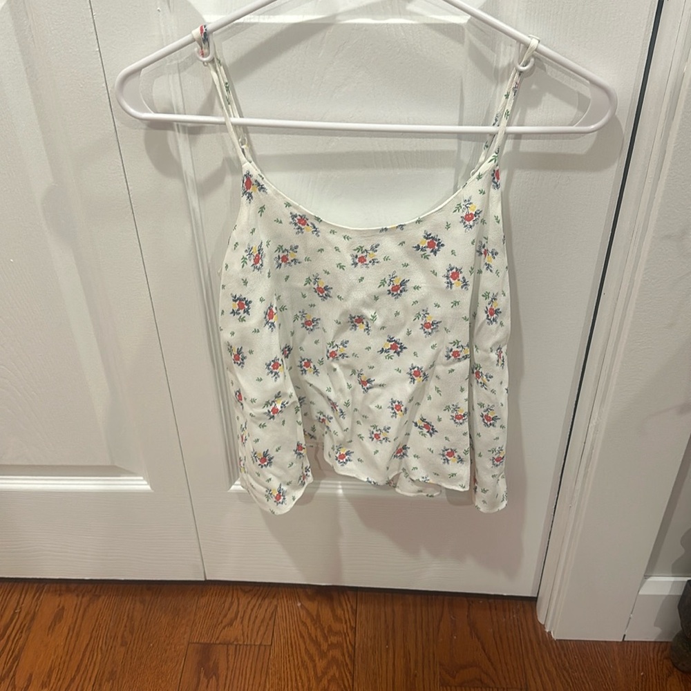 Floral tank top